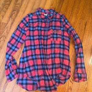 Hollister women button up shirt